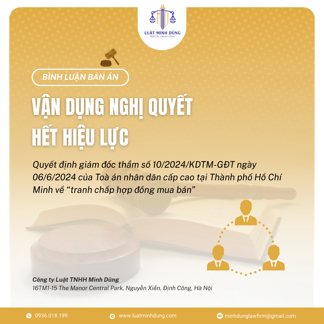 Nghị quyết hết hiệu lực vẫn được áp dụng?