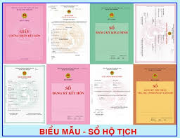 Danh mục Biểu mẫu hôn nhân và gia đình