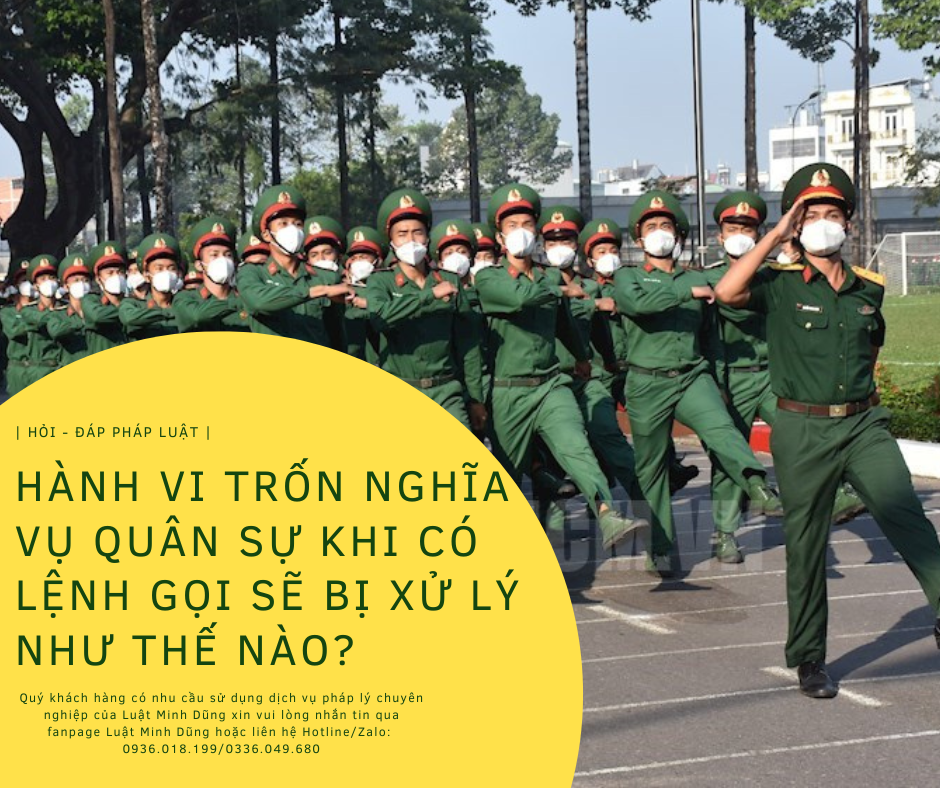 Hành vi trốn nghĩa vụ quân sự sẽ bị xử lý như thế nào?