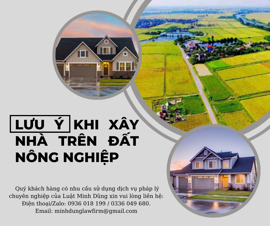 LƯU Ý KHI MUỐN XÂY NHÀ TRÊN ĐẤT NÔNG NGHIỆP