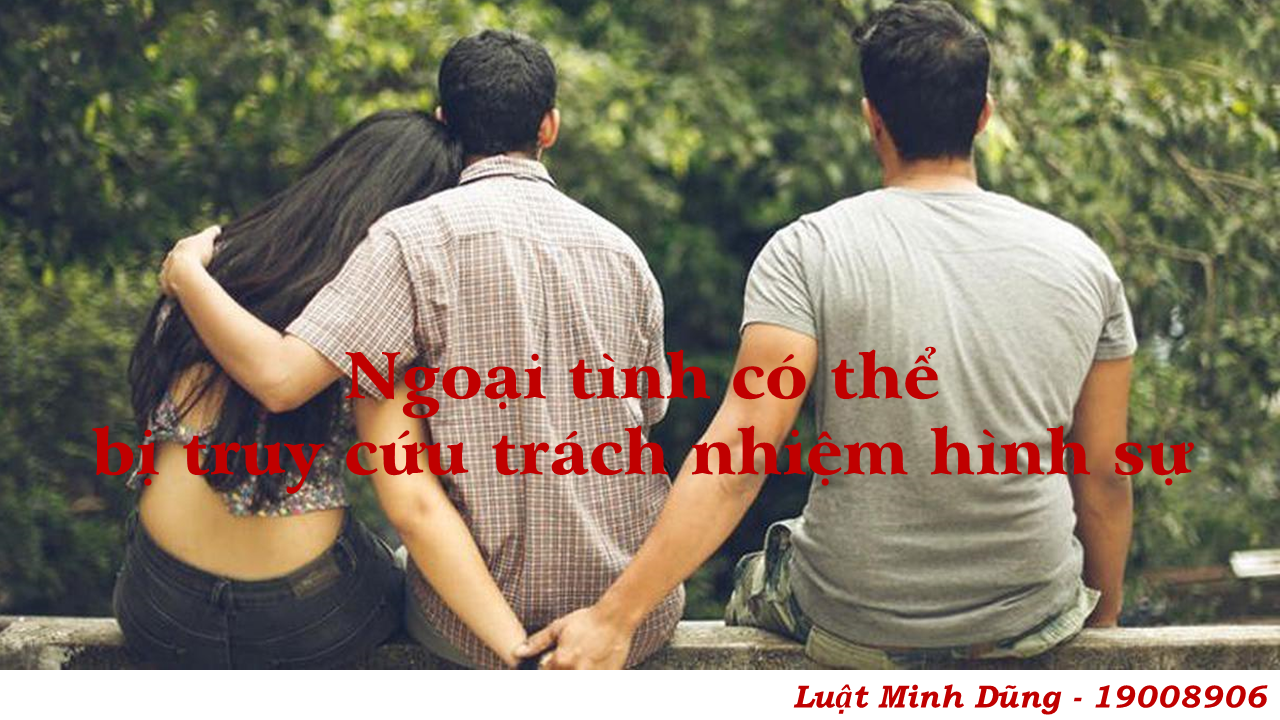 CHẾ TÀI XỬ LÝ HÀNH VI NGOẠI TÌNH