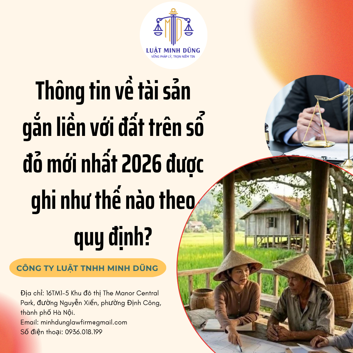 Thông tin về tài sản gắn liền với đất trên sổ đỏ mới nhất 2026 được ghi như thế nào theo quy định?